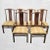 1980s Vintage Bernhardt Mid Century Modern Michael Taylor Style Pecan, Walnut Sleek Dining Room Chairs- A Set 6 For Sale - Image 5 of 16