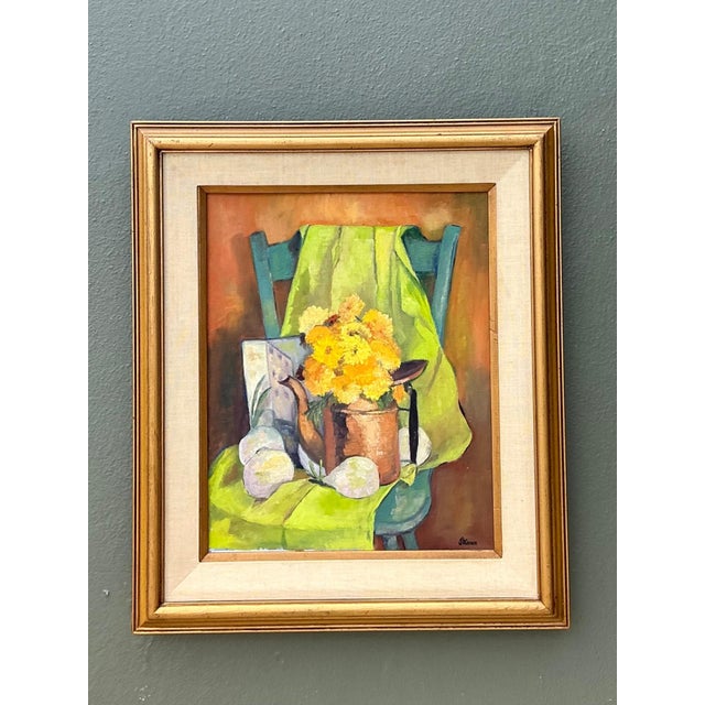 Vintage Framed Still Life Painting For Sale - Image 13 of 18