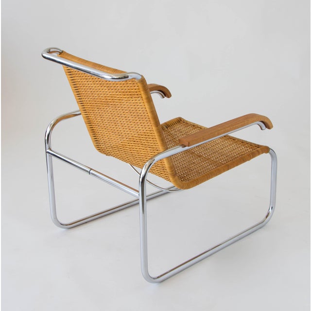 Marcel Breuer for B35 Rattan Lounge Chair Chairish
