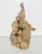Richard Hess (Germany, 1937 - 2017) Abstract/ Art Brut figural sculpture study of Europa on the Bull. The female sits on...