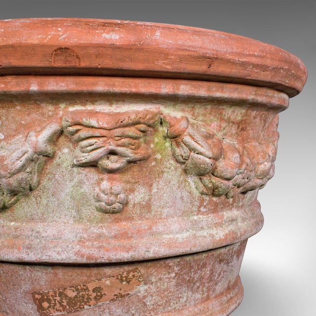 Pair of Vintage Patio Jardiniere, English, Terracotta, Veranda Planter Pot, 1960 For Sale - Image 11 of 12