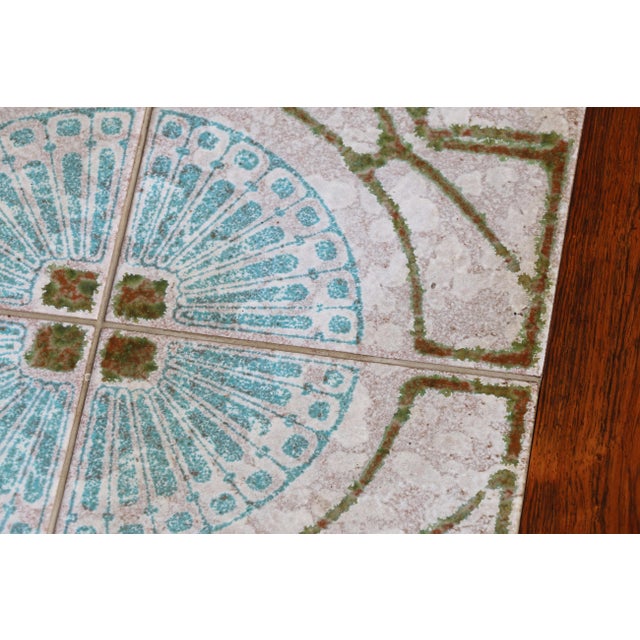 Pair of 1970s Danish Modern Rosewood Tile Top Side Tables For Sale - Image 13 of 18