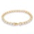 This is part of Chairish’s Fine Jewelry assortment. This Rainbow Moonstone Gemstone Tennis Bracelet in 14K gold showcases...