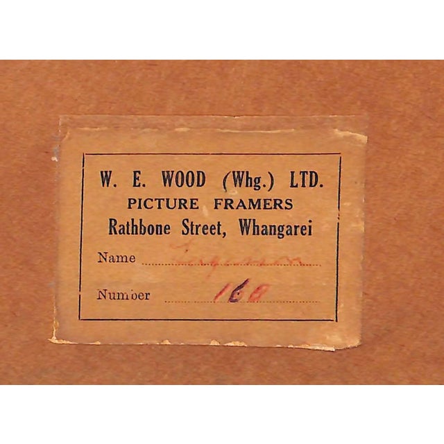 Traditional Mid 20th Century Pencil Drawing of a Young Man For Sale - Image 3 of 3