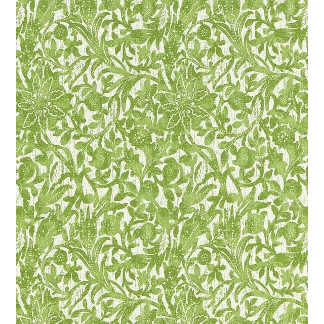 Sample - The House of Scalamandré Bali Floral Fabric, Palm For Sale