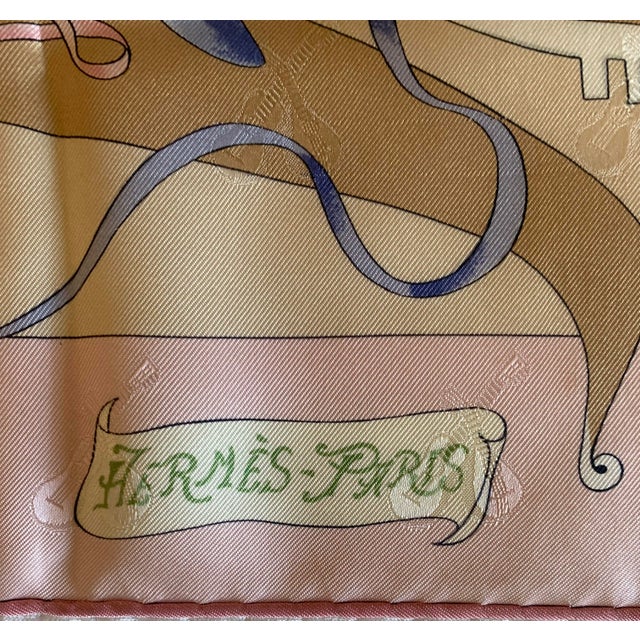 Hermès 1990s Vintage Hermès "Le Carnaval De Venise" Silk Scarf For Sale - Image 4 of 6