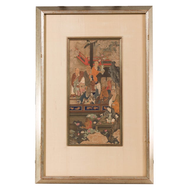 Japanese Antique Japanese Buddhist Framed Collotype Prints- a Set of 3 For Sale - Image 3 of 13