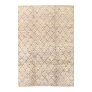Pasargad DC Gray Color Hand Knotted Modern Rug For Sale