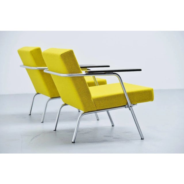 Set of Sz02 Easy Chairs attributed to Martin Visser for T Spectrum, 1964 For Sale - Image 6 of 11