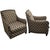 Bernhardt Pair of Modern Bernhardt Portfolio Transitional Upholstered Club Chairs With Nailhead Trim For Sale - Image 4 of 11