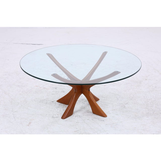 Mid-Century T118 Coffee Table in Teak by Illum Wikkelso for Niels Eilersen, Denmark, 1960s For Sale - Image 12 of 13