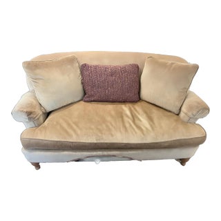 Century Fine Furniture Upholstered Settee - Down Filling For Sale