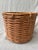 Vintage Large Round Wicker Basket For Sale - Image 9 of 12