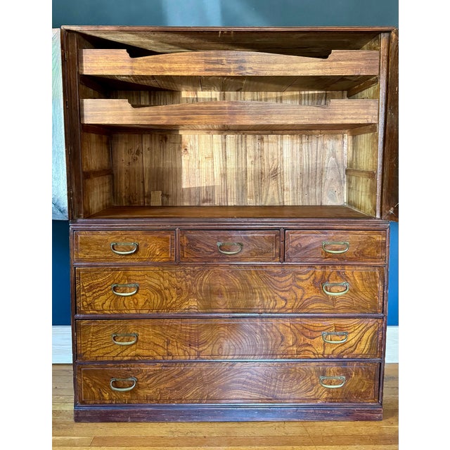 Early 19th Century Early 19th Century Japanese Tansu Cabinet For Sale - Image 5 of 12
