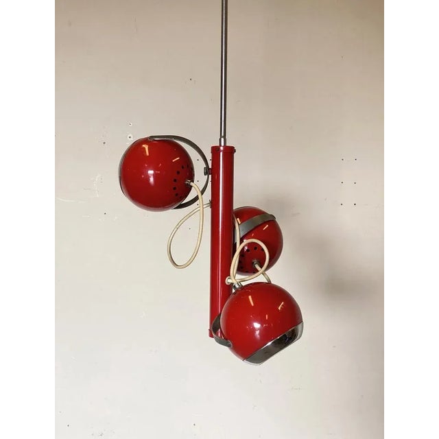 Mid-Century Modern Space Age Chandelier, 1970s For Sale - Image 3 of 11