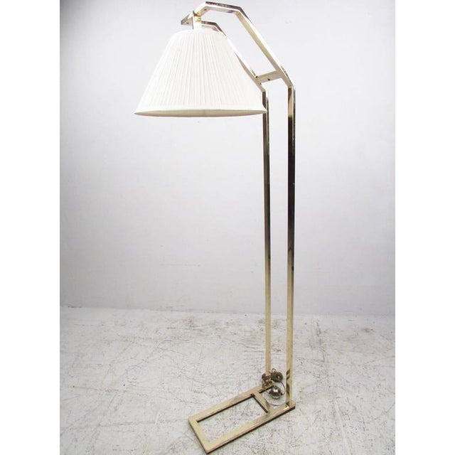 Elegant Contemporary Modern Brass Cantilever Floor Lamp Chairish