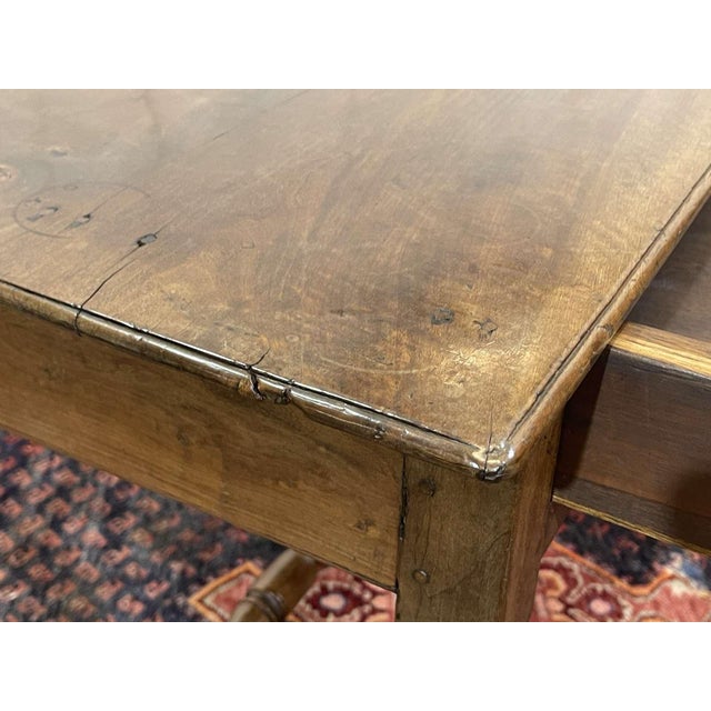 Antique Desk in Walnut and Oak, 1800s For Sale - Image 6 of 18