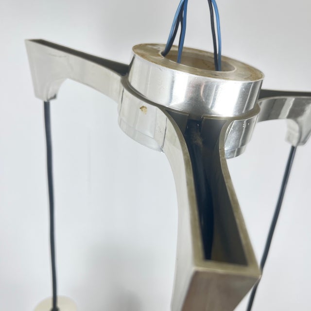 Three-Light Cascade Pendant Lamp in Glass, 1970 For Sale - Image 10 of 12