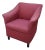 Brayton International Brick Red Club Chair For Sale