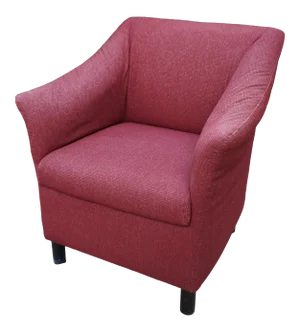Brayton International Brick Red Club Chair