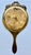 Metal Stunning Large Antique French Champleve Brass Hand/Wall Mirror 19th Century 8x15.5” For Sale - Image 7 of 10