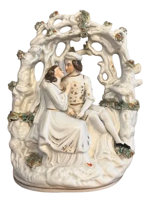 Antique Victorian Figure from Staffordshire, 1870s