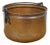 Antique Dovetailed Hammered Copper Stock Pot Cauldron Cooking Kettle Bucket 8.5" For Sale