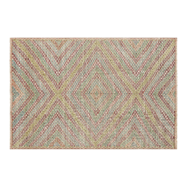 1960s Turkish Kilim Rug For Sale