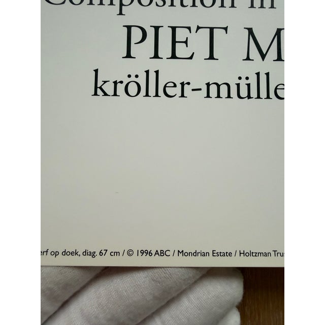 Piet Mondrian Piet Mondrian (1872-1944), Compositie in Ruitvorm, 1919, Copyright 1996 ABC/Mondrian Estate/....Printed in Holland/#844 For Sale - Image 4 of 14