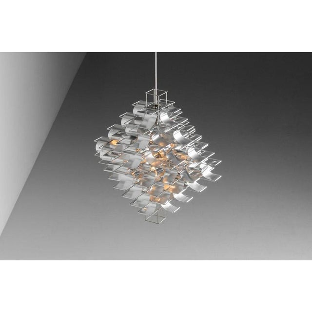 Cassiopé Chandelier attributed to Max Sauze, France, 1969 For Sale - Image 14 of 17