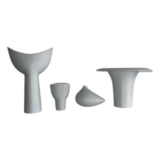 China Vases by Tapio Wirkkala for Rosenthal, 1960s, Set of 4 For Sale