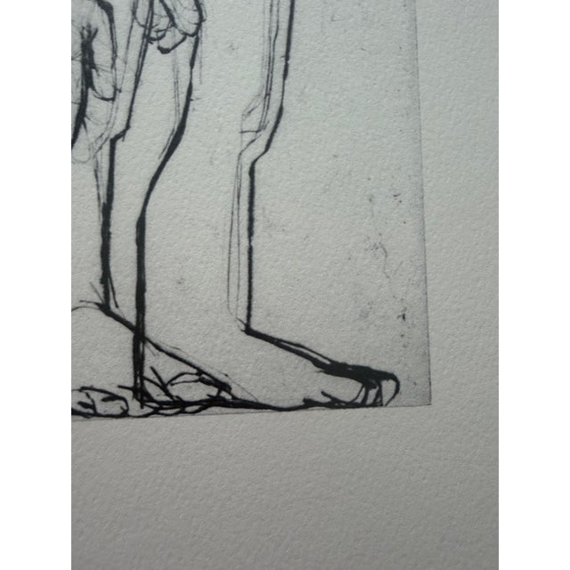 Petrus de Man, Nude Fear, 2015, Copper Engraving For Sale - Image 6 of 10