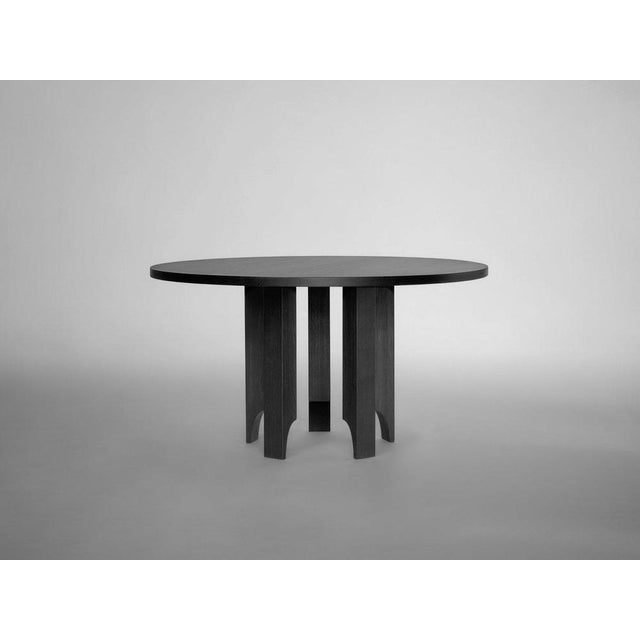 Acer 140 Round Dining Room Table in European Oak by Mokko Amsterdam Dimensions: D 140 x W 140 x H 75 cm. Materials:...