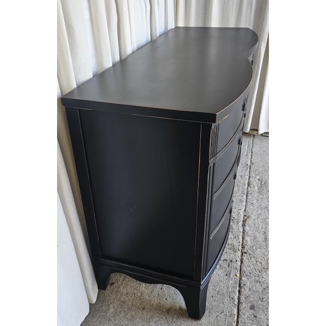 1950s Vintage Black Dresser, Drexel, 1950's For Sale - Image 5 of 16
