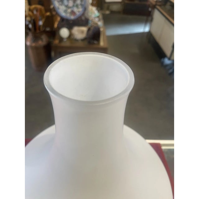 1960s 1960s Scandinavian Swedish Mushroom Glass Lamp For Sale - Image 5 of 9