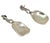 2010s Diamond Large Fresh Water Pearl Earrings Baroque 14k Gold Certified For Sale - Image 5 of 8