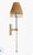 2010s Visual Comfort Baby Blue Glass Rod Jeweled Custom Raffia Shell Trim Shade Single Light Wall Lamp Sconce For Sale - Image 5 of 9