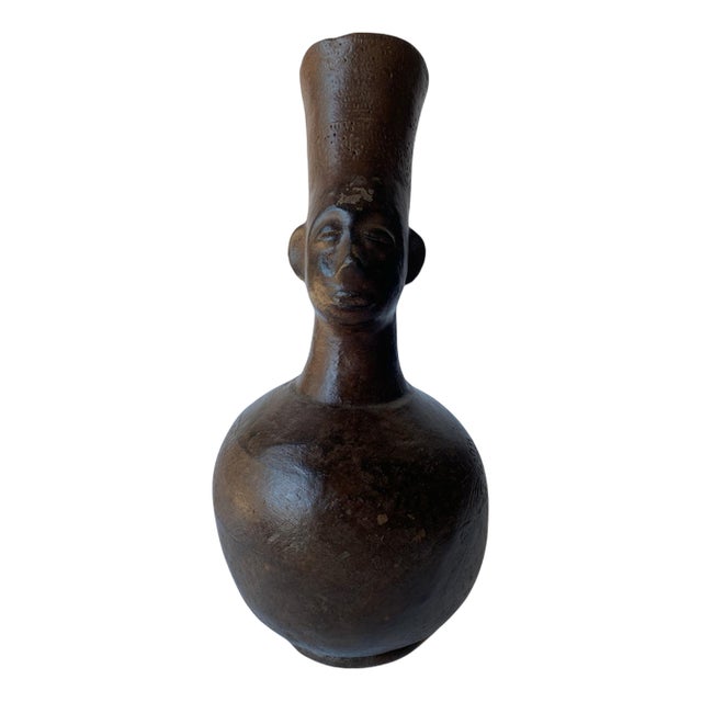 Pottering Figural Clay Pot For Sale