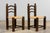 Antique French Provincial Oak Ladder Back Dining Chairs - Set of 4 For Sale - Image 12 of 18