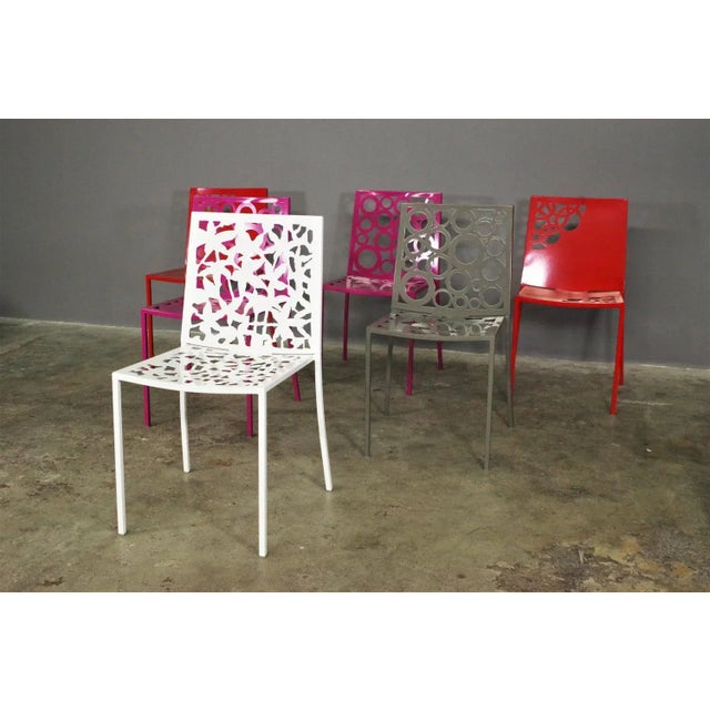 Iron Papeete Chairs, 1970s, Set of 6 For Sale - Image 4 of 18