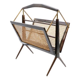 Mid 20th Century Mexican Modern Folding Magazine Rack For Sale