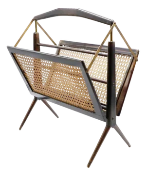 Mid 20th Century Mexican Modern Folding Magazine Rack