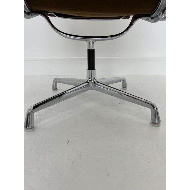 Brown Soft Pad Chairs by Charles and Ray Eames for Herman Miller, 1970s For Sale - Image 8 of 12