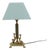 Vintage Brass Table Lamp, 1950s For Sale
