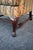 Vintage Queen Anne Wingback Chair Mahogany Cabriole Leg Striped Tapestry Floral For Sale In Philadelphia - Image 6 of 15