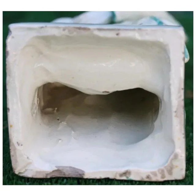 White Antique 18th Century English Georgian Pearlware Classical Staffordshire Figure of Medea at the Altar of Diana C. 1800 For Sale - Image 8 of 10