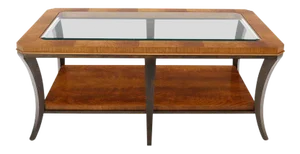Henredon Six-Legged 2-Tier Coffee Table