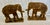 Early 20th Century Stately Antique 1920’s Finely-Cast With Bronze Finish, ‘Mirrored’ Pair Elephant, Pachyderm Bookends For Sale - Image 5 of 12