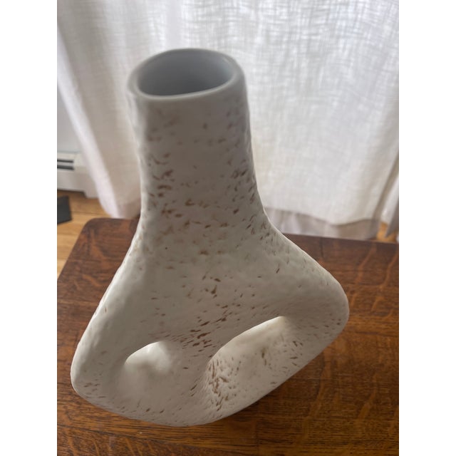 Mid-Century Modern Jonathan Adler Ceramic Vase For Sale - Image 3 of 7