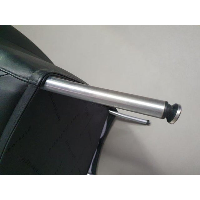 Model Turn Chair in Black Leather by Bert Plantagie, Set of 3 For Sale - Image 13 of 18